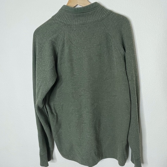 The North Face Men's Pullover Sweater 1/4 Zip Green Size XL Extra Large - Picture 7 of 8
